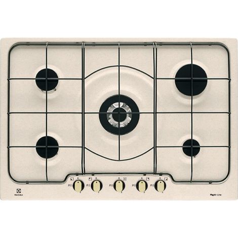 Electrolux RGG7253OON Gasherd Sand 5 Kochfelder