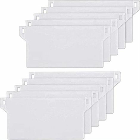 10pcs Plaque de Lestage Store Californien Poids Lest Stores Verticaux Plaque Lestage Store Lamelle Verticale 127mm Pièce Rechange Blanche (1/3)