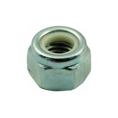 20 pz dado dadi autobloccante zincato mm 8 vite bullone autobloccanti