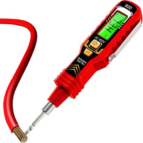 Spannungsprüfer – Digitales elektrisches Testmultimeter, Leistungsschaltersuchgerät mit LED-Licht, tragbares Elektrowerkzeug
