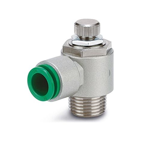 Raccord silencieux et réducteur d'échappement SMC AS3, R 3/8, 10mm ( Prix pour 1 )