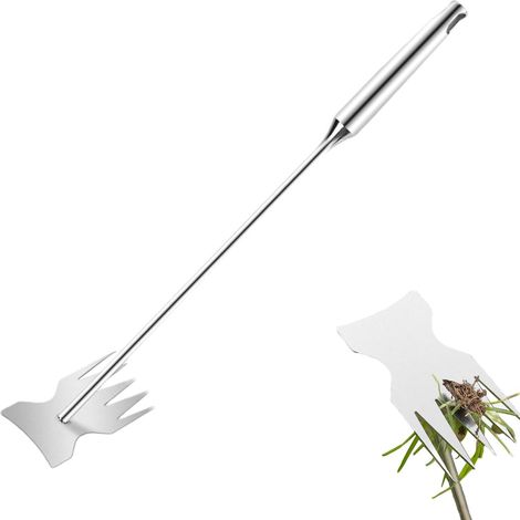 Ferramenta Manual Para Capinar Ancinho Para Soltar A Terra Para Remover Raízes Com Cabo Longo (1/5)