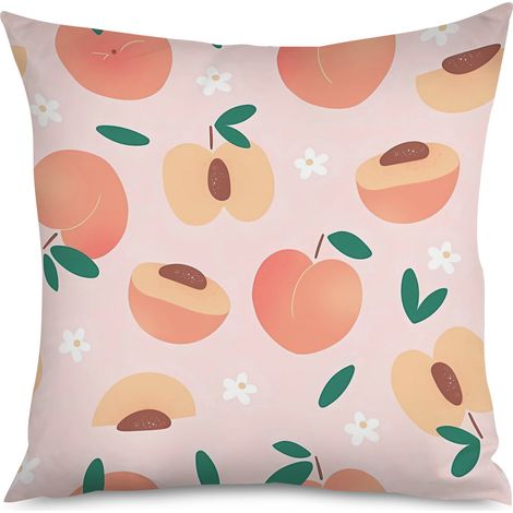 Housse de Housse Coussin Pêches Déco Salon (1/5)