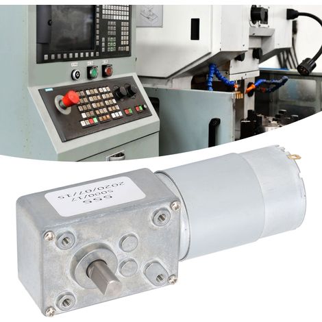 XD40WB-555YSF Schneckengetriebemotor, drehmomentstarker, drehzahlgeregelter Gleichstrommotor, bidirektionaler Mikromotor mit niedriger Drehzahl, 12 V DC, 500 U/min (1/5)