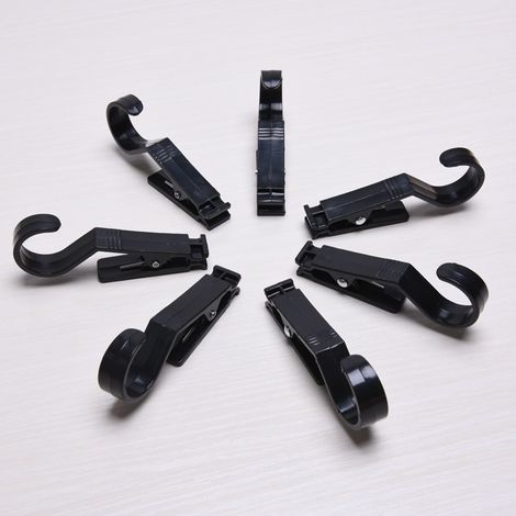 BEBUSINGOTO Stück Outdoor-Zeltlichthaken, S-Haken, Zelthaken, zum Aufhängen von Partylichtern, Multifunktionshaken, Schwarz, 112  30 mm