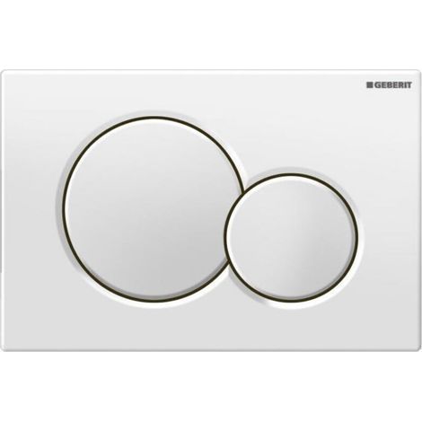 Plaque de déclenchement GEBERIT SIGMA 01 - Pour réservoir UP320 / UP720 - 115.770.11.5 - Blanc (1/5)