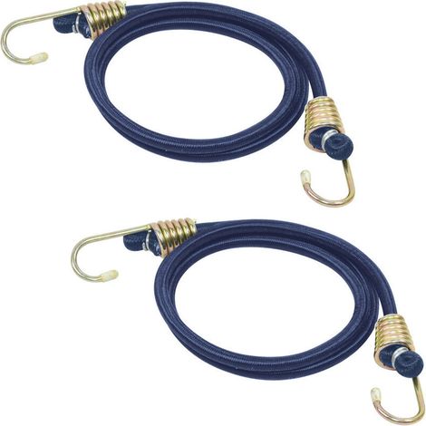 Lot de 2 Sandows - Diamètre 10 mm - Longueur 60 cm - Résistance 150 N - Pour Fixation Extérieure et Transport