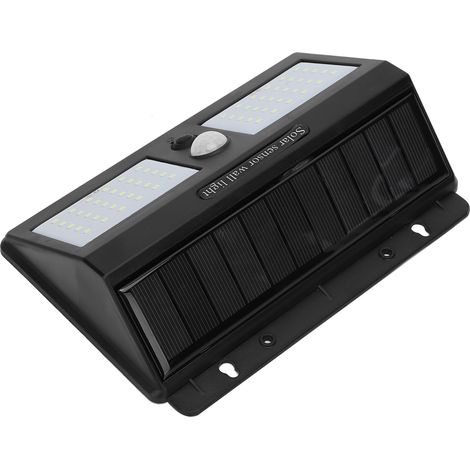 60-LED-Solar-Außenleuchte mit drahtlosem Sensor und Solarinduktion, Wandleuchte für den Garten (1/5)