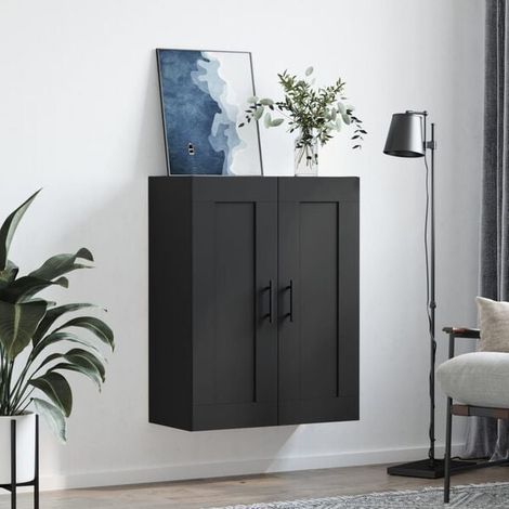 Étagère Murale de Rangement 69,5 x 34 x 90 cm - Meuble de Stockage Suspendu en Bois d'Ingénierie pour Salon, Cuisine ou Salle de Bain (1/5)