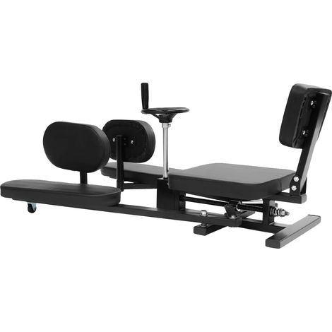 Entrenador de estiramiento de piernas, ángulo de estiramiento ajustable de 0 a 210°, capacidad de carga de 100 kg, tamaño del producto 954140 cm, longitud total desplegada 166 cm, tamaño del cojín par (1/5)