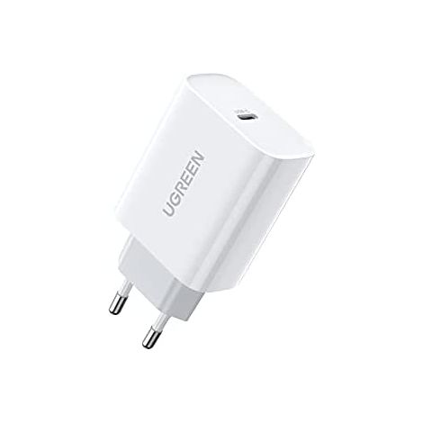 Ugreen Schnelles USB Typ C Power Delivery Ladegerät 30 W Quick Charge 4.0 Netzteil, weiß (1/5)