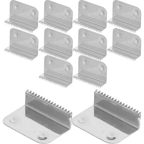 Packung mit 12 Ersatzklingen für Klebebandabroller: 30 mm lange Schneidklingen aus Eisen für Klebstoffe, kompatibel mit Büroabrollern. (1/5)