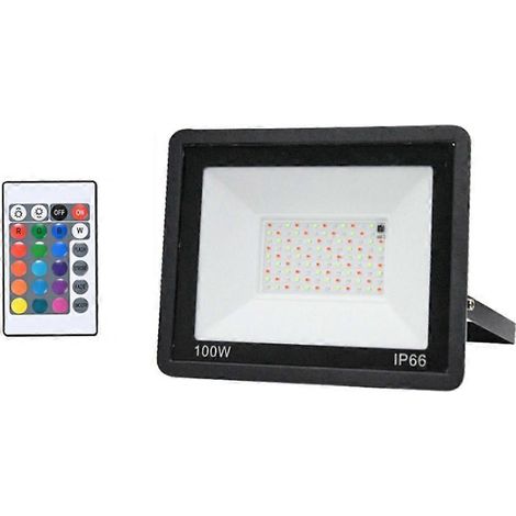 AC200-265V IP66 wasserdichter RGB-LED-Fluter für die Außenbeleuchtung, ideal für Garten, Terrasse und Hof (100W). (1/5)