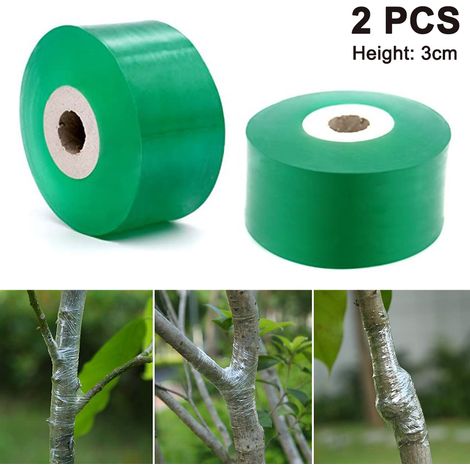 Ruban De Greffage - Élastique Autoadhésif Pour Arbres Fruitiers Et Plantes - 2 Pièces - Largeur 2 cm Et 3 cm - Longueur 100 M (1/5)