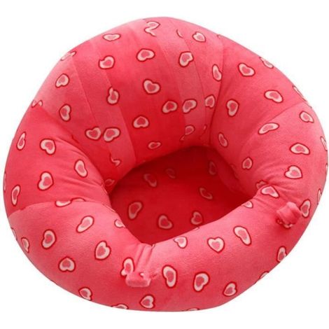 Transat bébé chaise cébé aassis confort doux velours jouet support pour s\'asseoir dans maison 4530CM 3-16 mois rouge