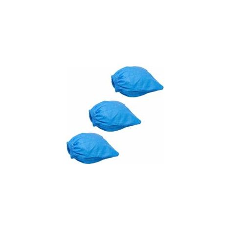 Lot de filtres textiles compatibles avec l'aspirateur eau et poussière Lidl/Parkside PNTS 1300 - sac filtrant lavable, bleu (1/2)