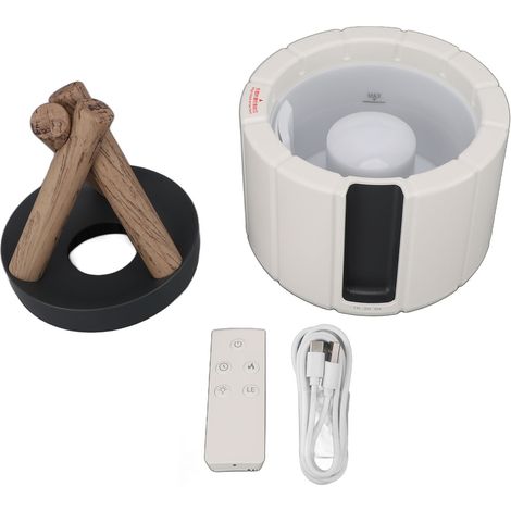 Diffuseur d'arômes et humidificateur d'air à flamme 5W 250ml DC5V 1A, silencieux, pour magasin et salle de sport, sept couleurs (1/5)