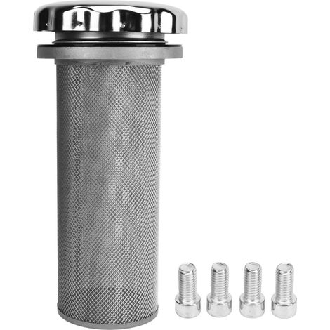 Filtre à air hydraulique haute précision, épurateur d'huile démontable en acier inoxydable, filtration efficace pour réservoir, nettoyeur d'air industriel, pièce de rechange robuste. (1/5)