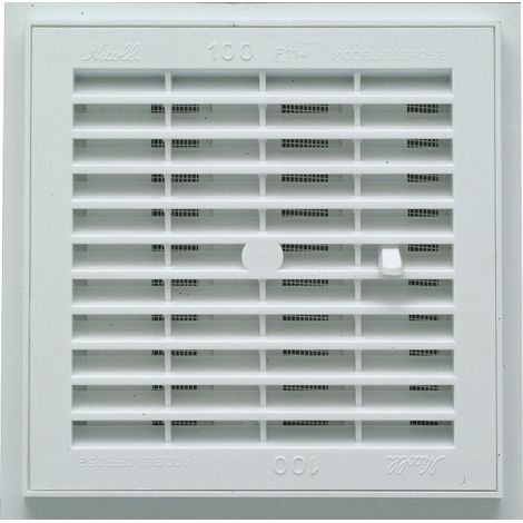 Grille démontable - Passage : 106 cm2 - H x L : 201 x 201 - Moustiquaire : Avec - NICOLL (1/2)