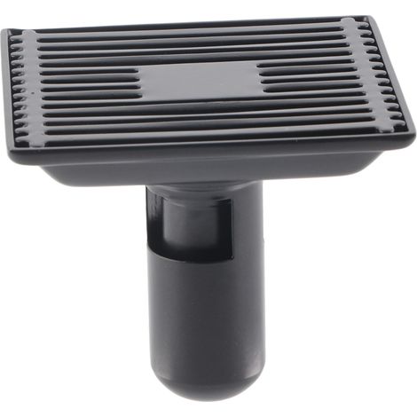 Grille de Drain de Douche Amovible en Acier Inoxydable SUS304 pour Salle de Bain 12x12cm