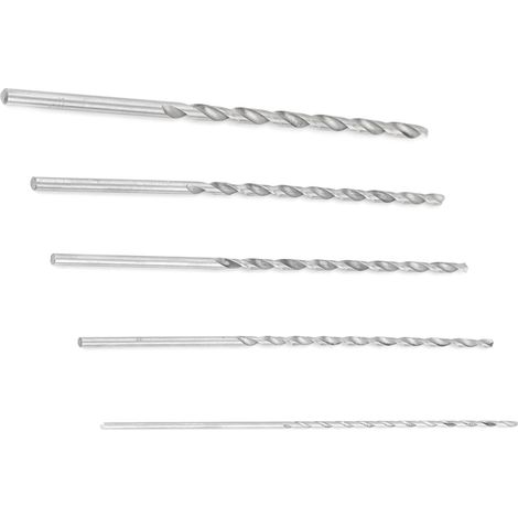 Foret hélicoïdal longue en acier rapide, tige droite, 2-5mm pour bois (1/5)