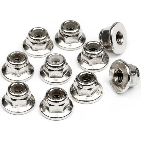 FLANGED LOCK NUT M3 (10pcs)