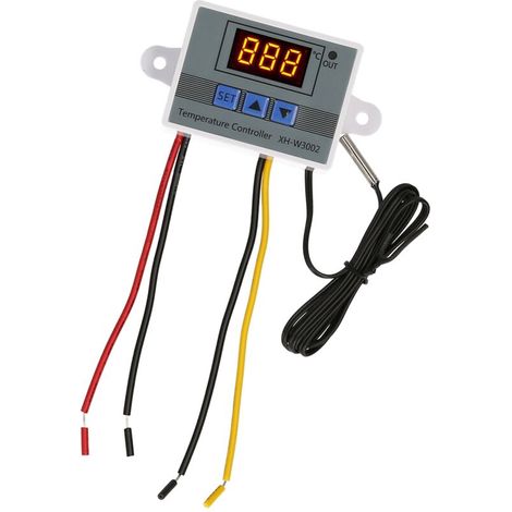 Contrôleur de température électronique module de thermostat à affichage LED interrupteur de contrôle de température avec sonde NTC étanche -50 110 ℃ pour réfrigérateur 24 V 240 W (1/5)