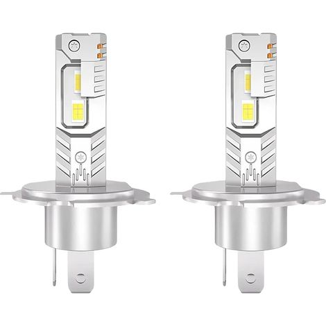 Bombilla LED para faros delanteros de coche, 800% más brillante, fácil instalación, Z6 H4 Sin ventilador turbo (1/2)
