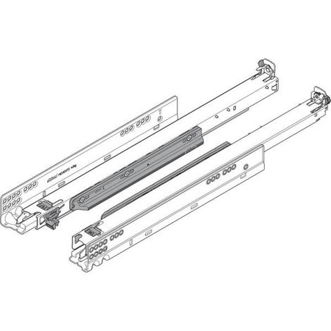 BLUM MOVENTO BLUMOTION S 760H Unterbodenführung, NL 400, TK 40kg 760H4000S