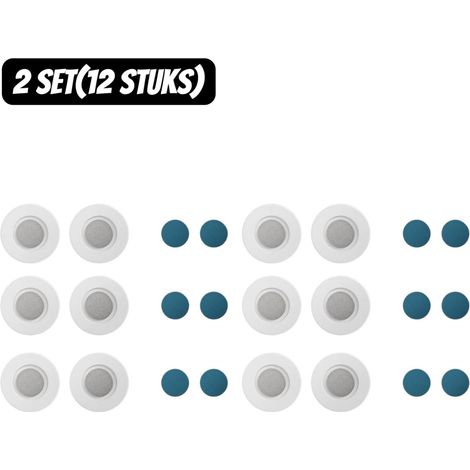 Lot de 12 supports magnétiques adhésifs pour télécommandes avec fixation murale sans perçage pour télécommandes de télévision et climatisation couleur blanche (1/5)