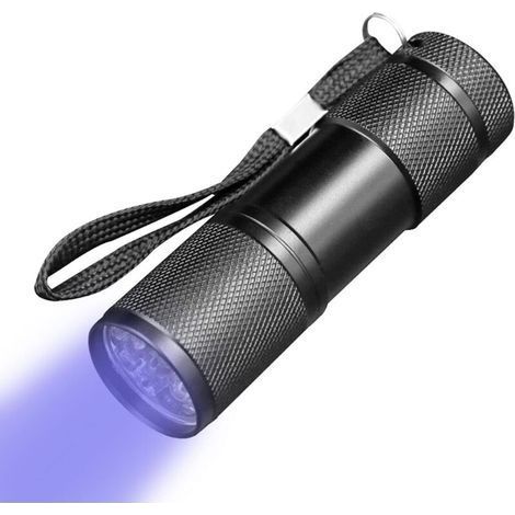 Torche UV, Torche LED UV, Torche UV 395nm LED Torche à lumière noire (1/5)