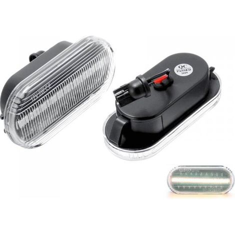 Kit Freccia Laterale a Led Side Marker Lente Trasparente Luce Bianco Per  VW Golf 3 4 Passat Polo Sharan Seat Ibiza Skoda Octavia Ford C-Max Fiesta Focus