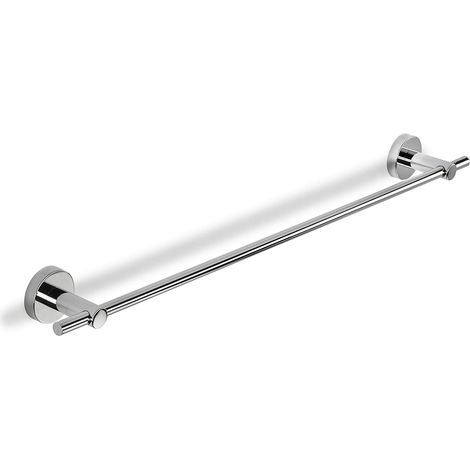Croydex Flexi-Fix Chrome Towel Rail for Bathroom 67.5cm - Pendle (1/5)