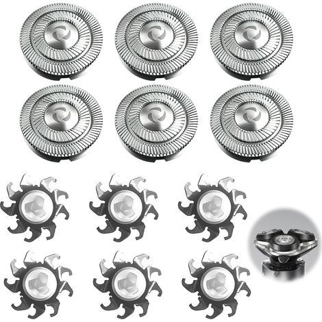 pcs FR8 Replacement Razor Heads, Compatible with 1000, 2000, 3000, 5000, AT, PT, HQ, FS Series. Smooth and precise shave. Replacement razor blades. Keep your face clean. (1/5)