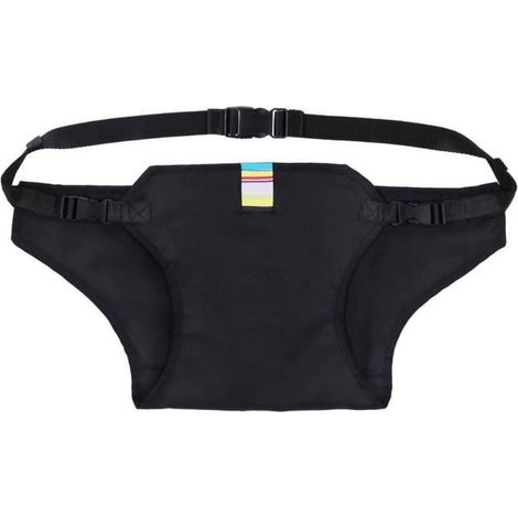 Sicherheitsgurt für tragbare Kinderstühle, Esszimmerstühle, Hochstühle (Schwarz) (1/4)