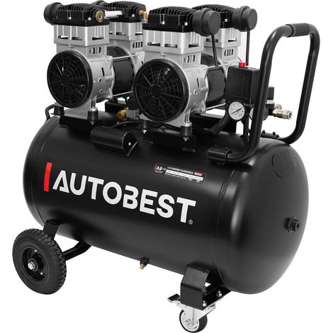 Compresseur 4 cylindres silencieux 100L (1/5)
