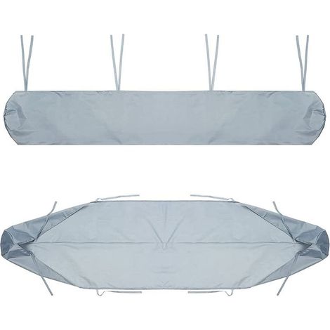 Auvent DeTerrasse, De Terrasse De Rangement Housse Auvent, Protection La Neige Anti-poussiere en Imperméable(2m,Silver) (1/5)
