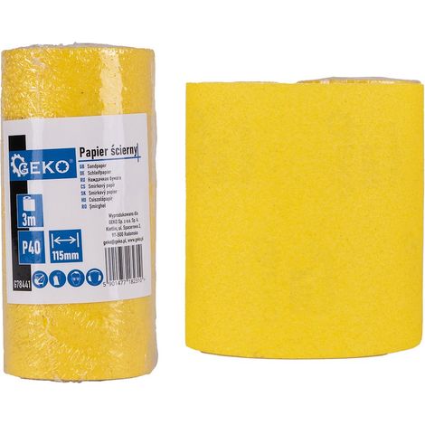 Papier de verre - rouleau 115 mm x 3 m P40 (100) (1/3)