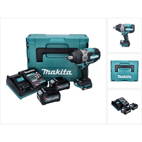 Makita TW 001 GD201 Avvitatore a impulsi a batteria 40 V max. 1800 Nm Brushless XGT + 2x batteria ricaricabile 2,5 Ah + caricatore + Makpac (1/5)
