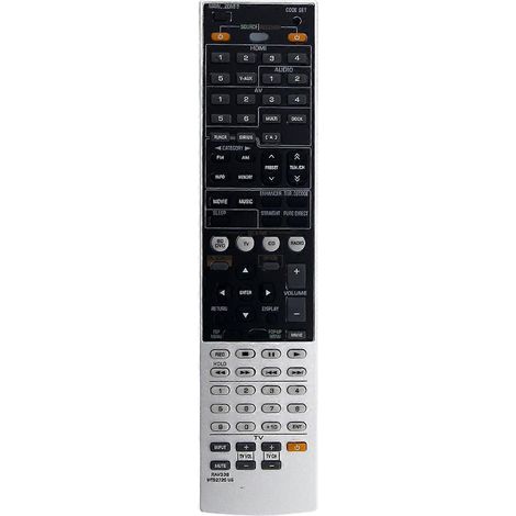 RAV336 WT92720US Replace Remote for Yamaha AV Receiver RX-A700 RX-V667 RX-A700BL HTR-6063 Sub Remote Black&Silver (1/5)