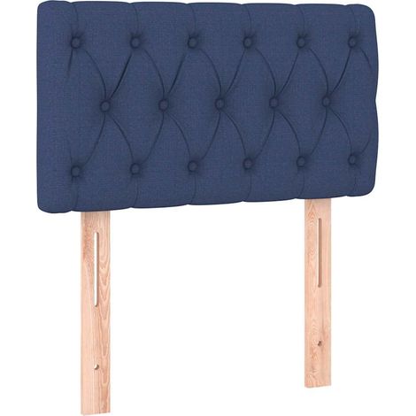 Maison Exclusive - Cabecero de tela azul 80x7x78/88 cm (1/5)