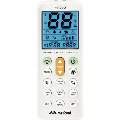 Klimagerät Fernbedienung Meliconi AC200 Weiß 5 cm