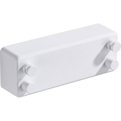 Corde à Linge Rétractable 4,2 m en Acier Inoxydable avec Support Mural – Double Corde Réglable et Résistante (1/4)