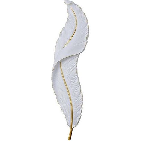 Applique Led A Forma Di Piuma Lampada Luce Bianca Calda Naturale 12 W 3 Cct (1/4)