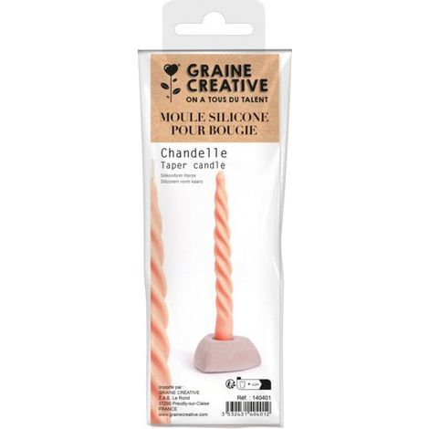 MOULE BOUGIE SILICONE - CHANDELLE (1/2)