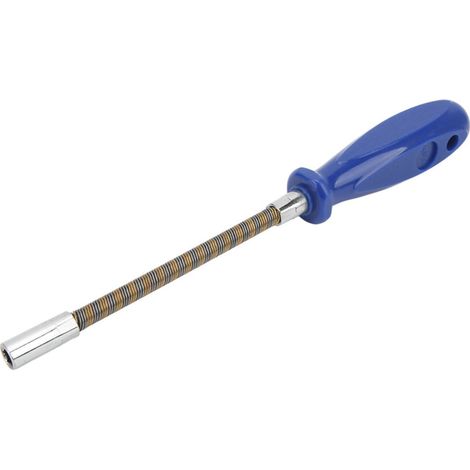Tournevis hexagonal flexible de 7 mm, douille hexagonale coudable à 90 degrés, outil de serrage pour collier de serrage pour réparation automobile (1/5)