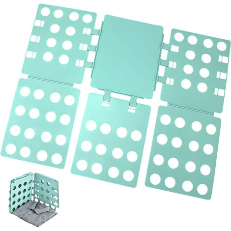 T Shirt Planche pliante pour enfants et adultes - Planche pliante pour le linge, les vêtements, le linge - Réglable - Pliage de chemise - Planche à plier le linge en plastique durable (1/5)