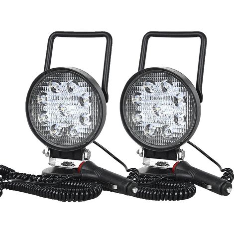 Lampe de travail, faisceau combiné, sortie de haute luminosité, 2 x 27W Spot Light (1/2)