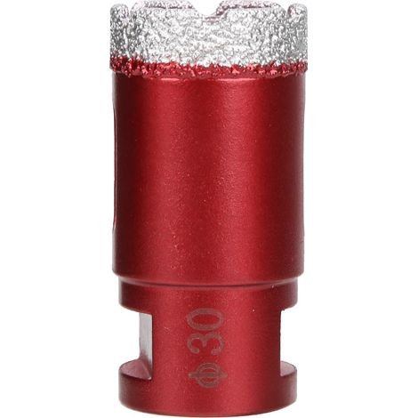Lot de 2 embouts de perçage M14 femelles pour meuleuse d'angle, pour marbre et carrelage (30 mm). (1/5)