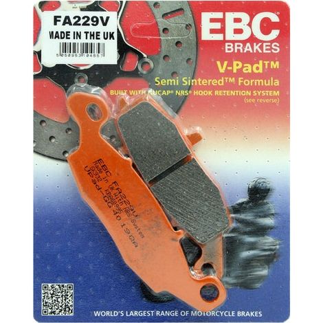 Pastillas de freno EBC FA229V (juego de 2) (1/2)